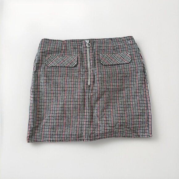 New with Tag Tommy Hilfiger Womens Size 10 Plaid Skirt Zip Tommy Jeans - Picture 1 of 7